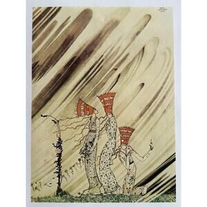 Snow Drift, Three Princesses, Blue Mountain, Art Nouveau, Kay Nielson, Unique, I